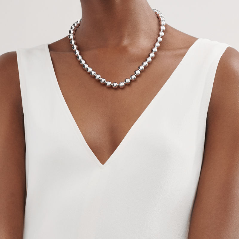 Tiffany & Co. Tiffany HardWear Collar de esferas de plata de ley En oferta