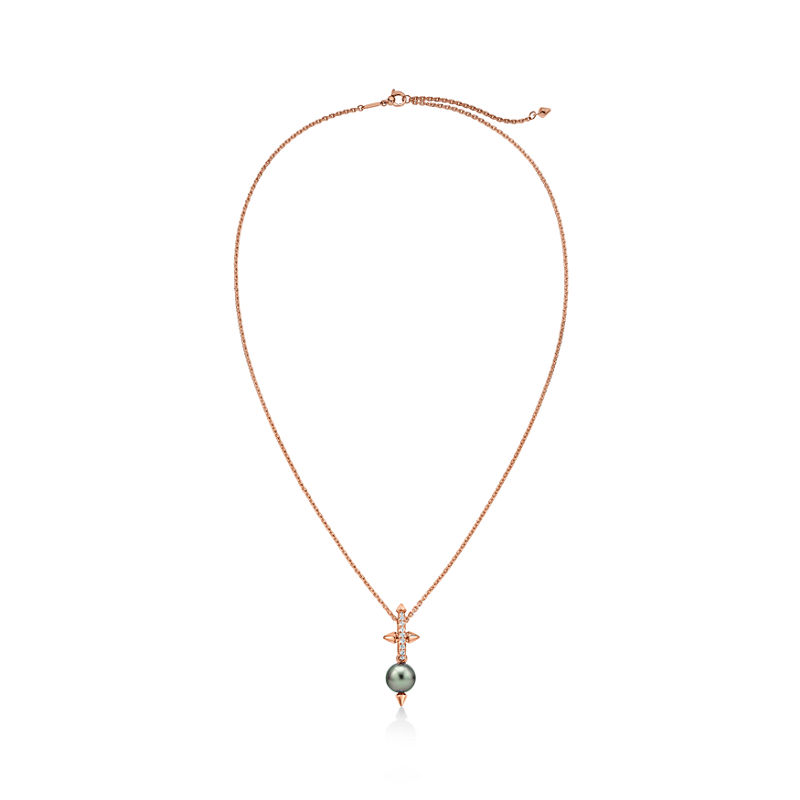 Tiffany & Co. Tiffany Titan by Pharrell Williams Colgante de perla de Tahití y oro con diamantes Los más vendidos