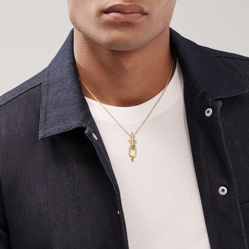 Tiffany & Co. Tiffany Titan by Pharrell Williams Colgante de oro amarillo con diamantes Tienda