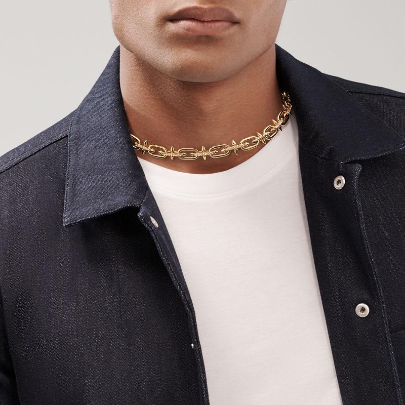 Tiffany & Co. Tiffany Titan by Pharrell Williams Collar de oro amarillo con diamantes Oferta especial