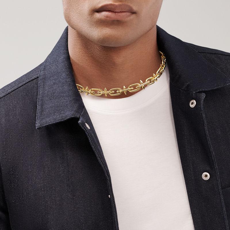 Tiffany & Co. Tiffany Titan by Pharrell Williams Collar con cierre de oro con diamantes Últimos 3 días