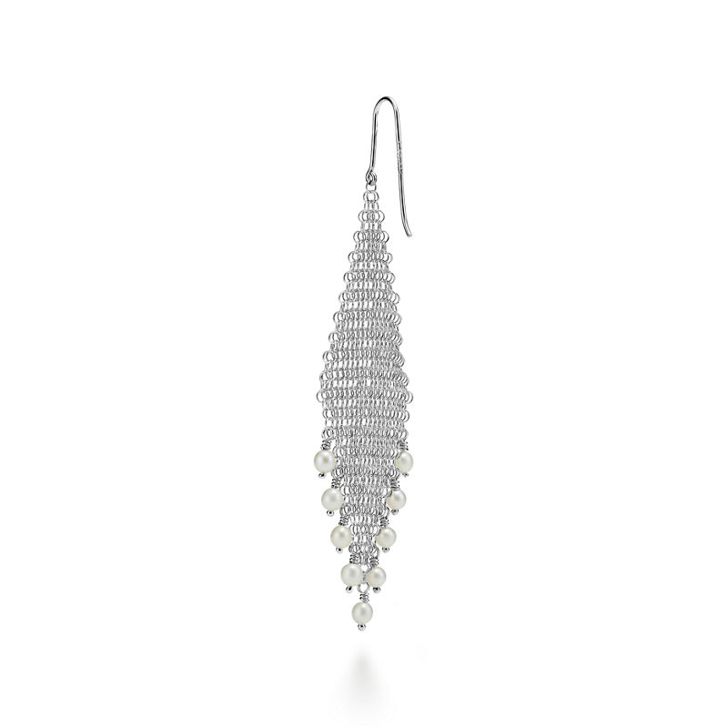 Tiffany & Co. Elsa Peretti® pendientes con flecos Mesh Última moda