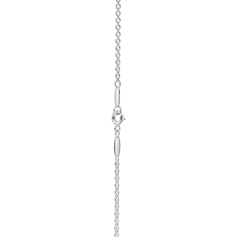 Tiffany & Co. Elsa Peretti® Collar Open Heart Lariat en plata con perlas 7 5-8 mm Ofertas de temporada