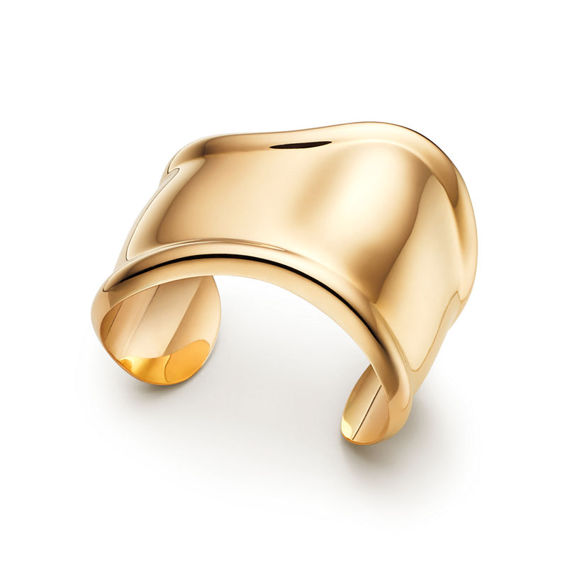 Tiffany & Co. Elsa Peretti® Brazalete Bone pequeño en oro de 18 quilates Outlet online