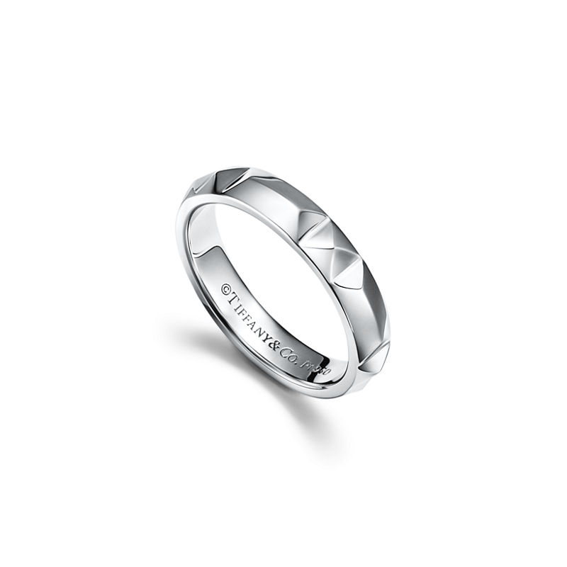 Tiffany & Co. Tiffany True® Alianza en platino 4 mm de ancho Rebajas top