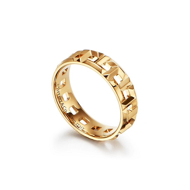 Tiffany & Co. Tiffany T Anillo ancho True de oro amarillo Oferta especial