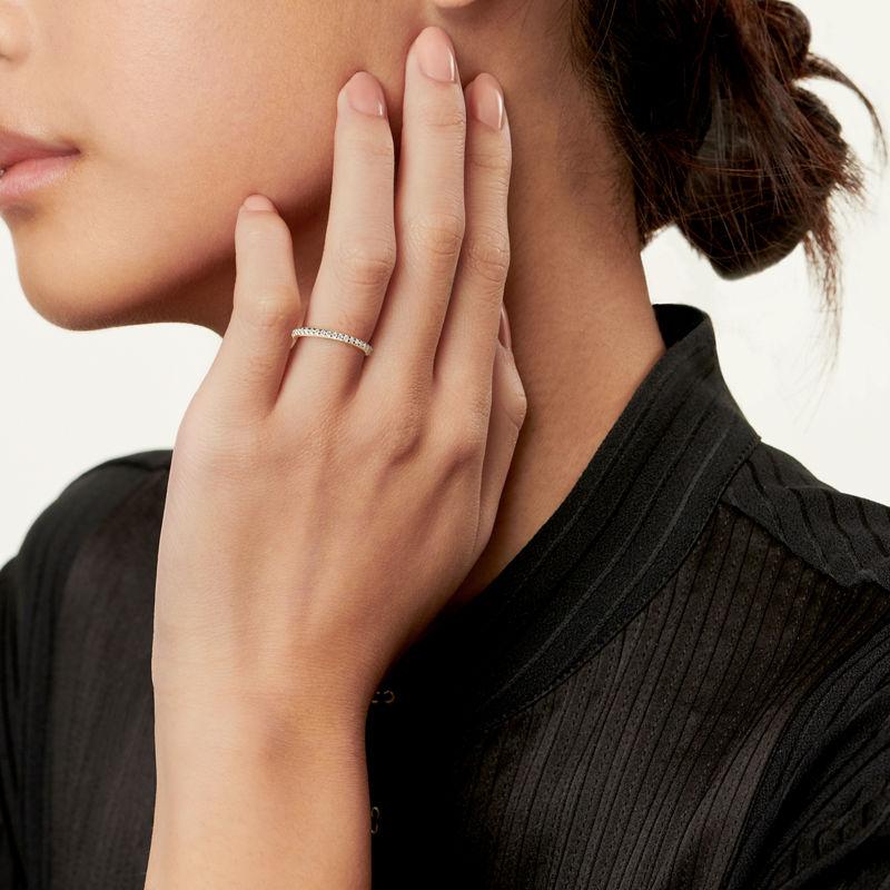 Tiffany & Co. Tiffany Soleste Anillo Full Eternity en oro amarillo con diamantes Promoción trimestral