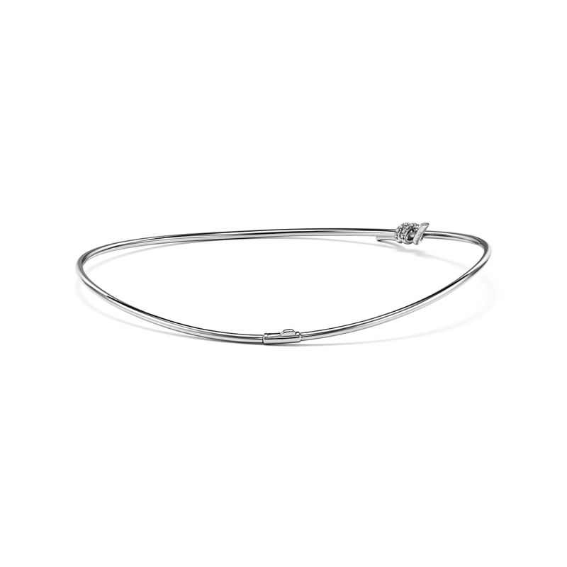 Tiffany & Co. Tiffany Knot Collar en oro blanco con diamantes Ofertas de temporada