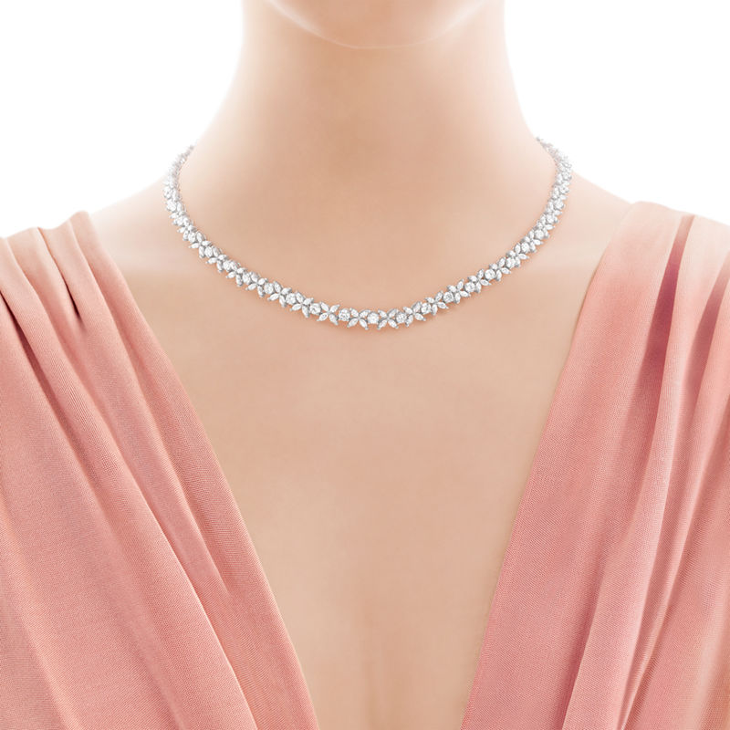 Tiffany & Co. Tiffany Victoria® Collar alternante escalonado Rebajas online