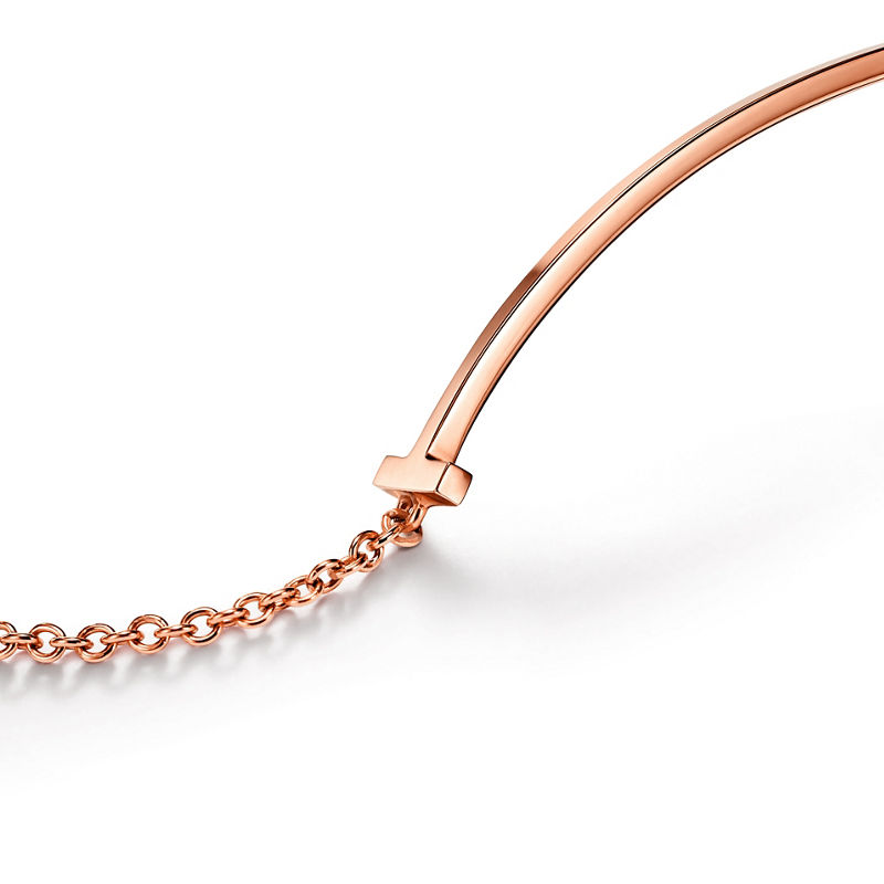 Tiffany & Co. Tiffany T Pulsera Smile de oro rosa Ofertas de temporada