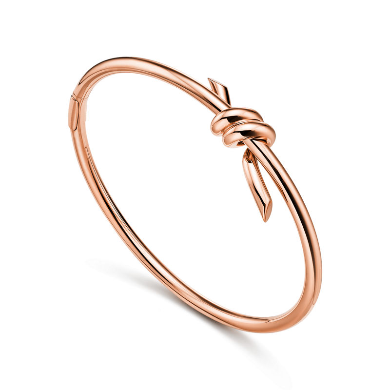 Tiffany & Co. Tiffany Knot Brazalete Wire de oro rosa Rebajas de fin de temporada