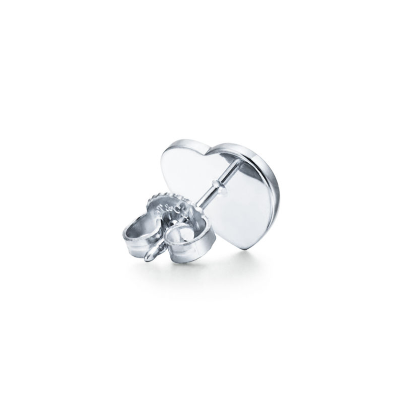 Tiffany & Co. Return to Tiffany™ Pendientes de botón de insignia de corazón en plata tamaño mini En oferta