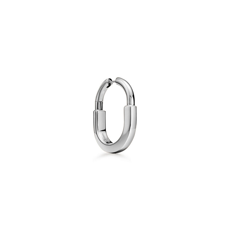 Tiffany & Co. Tiffany Lock Pendientes en oro blanco tamaño mediano Gran oferta