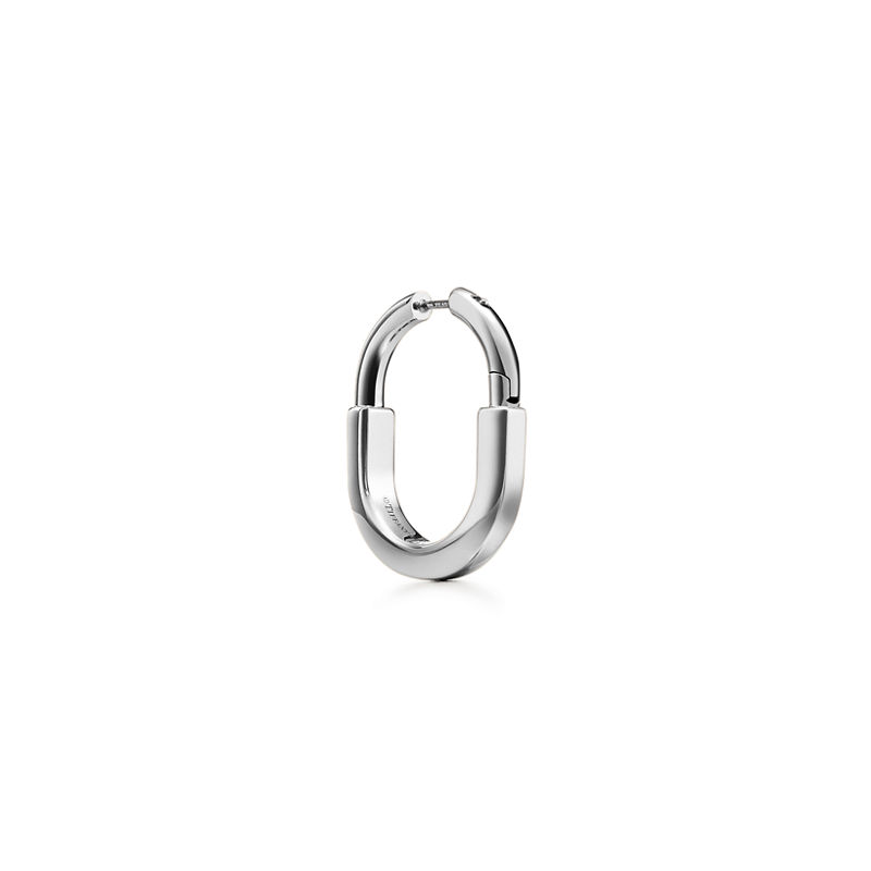 Tiffany & Co. Tiffany Lock Pendientes en oro blanco tamaño mediano Gran oferta