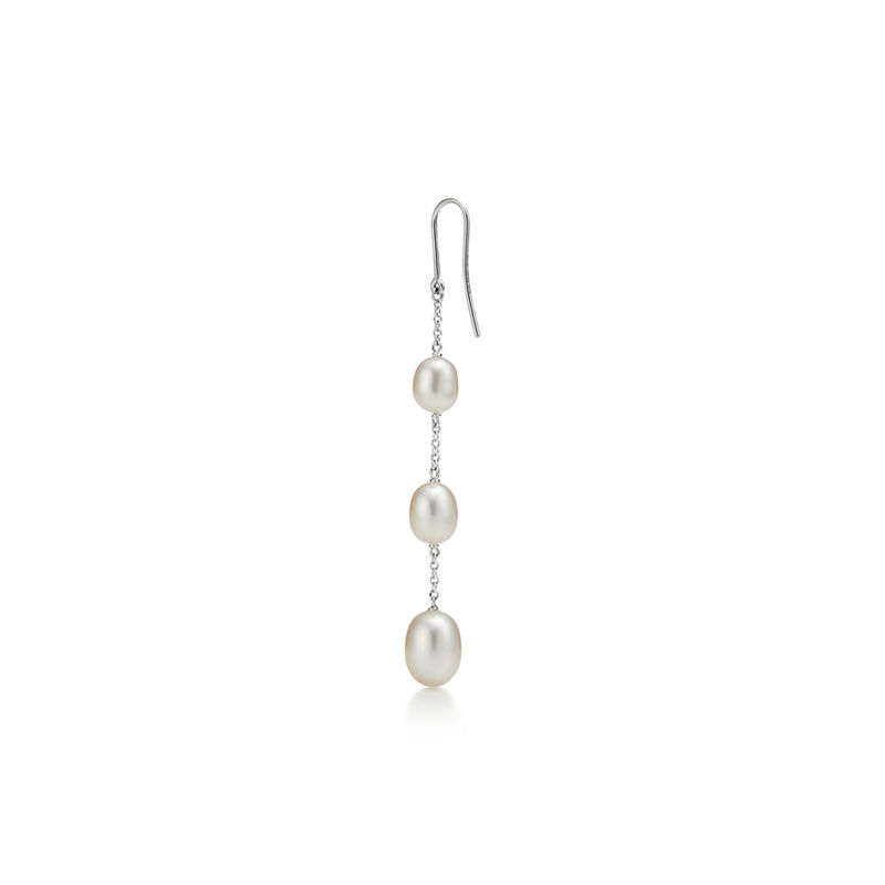 Tiffany & Co. Elsa Peretti® pendientes de cadena Pearls by the Yard™ Los más vendidos