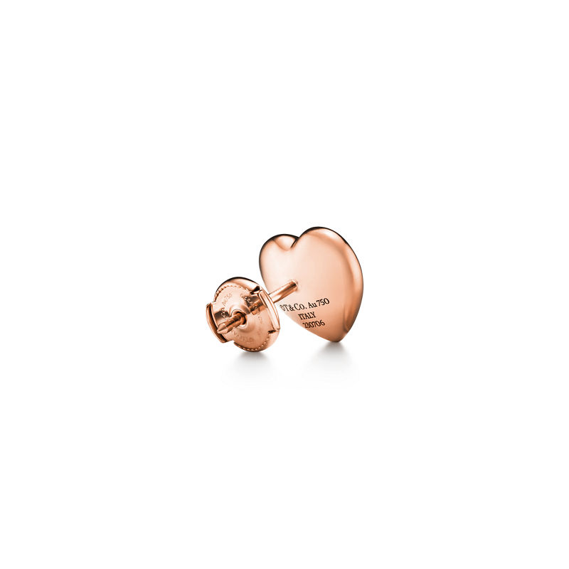 Tiffany & Co. Return to Tiffany™ Pendientes Full Heart de oro rosa Últimos 3 días