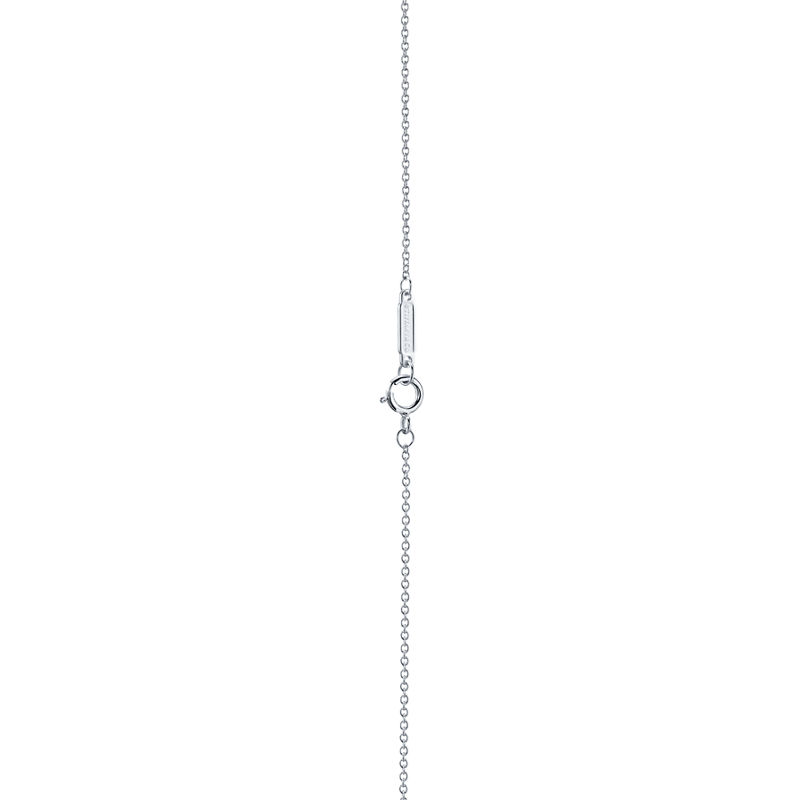 Tiffany & Co. Tiffany T Colgante Smile de oro blanco con diamantes tamaño pequeño Limitado a 3 días