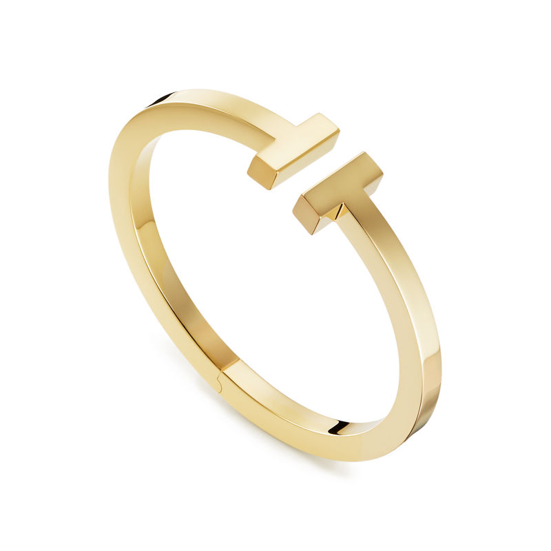 Tiffany & Co. Tiffany T Pulsera Square de oro amarillo Precios de Black Friday