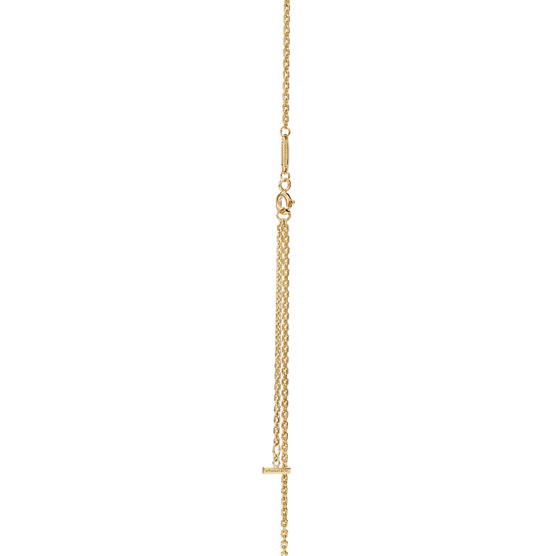 Tiffany & Co. Tiffany T Colgante Smile mediano de oro con diamantes Descuento por venta flash