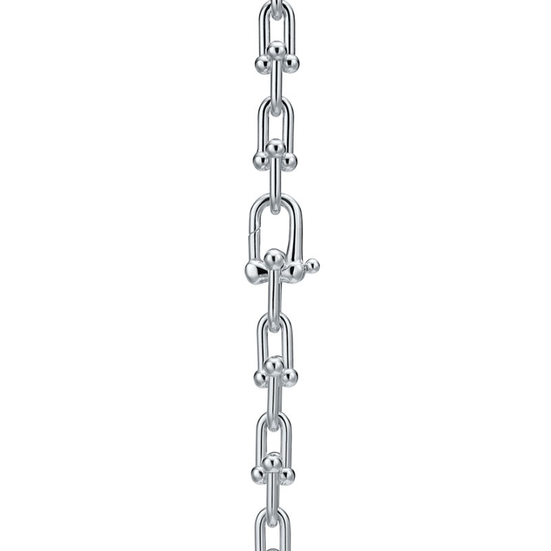 Tiffany & Co. Tiffany HardWear Collar de eslabones pequeños de plata de ley Outlet