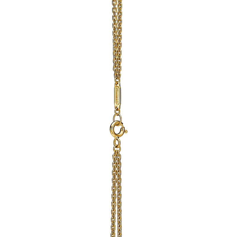 Tiffany & Co. Tiffany HardWear Colgante de eslabones dobles grandes de oro amarillo con diamantes en pavé Los más vendidos