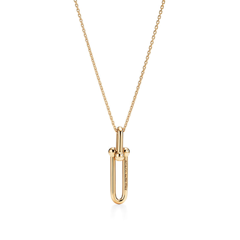 Tiffany & Co. Tiffany HardWear Colgante con eslabón alargado de oro amarillo Descuento