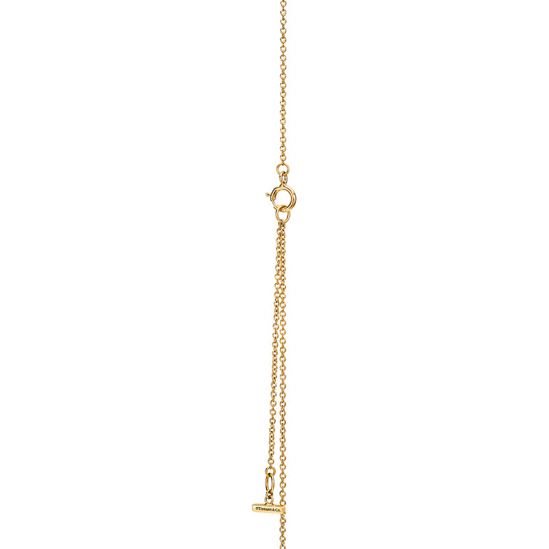 Tiffany & Co. Tiffany T Colgante circular de diamantes y nácar de oro amarillo Rebajas top