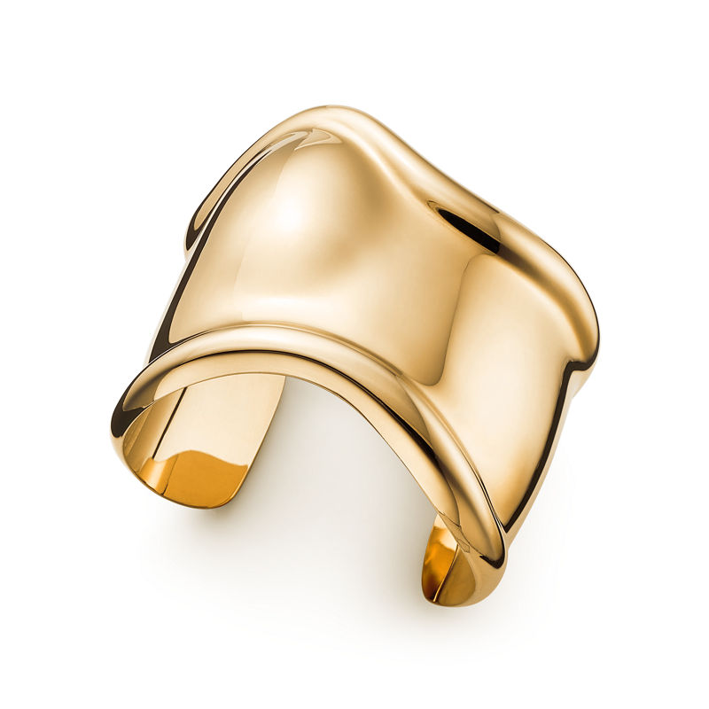 Tiffany & Co. Elsa Peretti® Brazalete Bone mediano en oro de 18 quilates Precio de fábrica