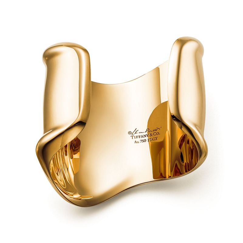 Tiffany & Co. Elsa Peretti® Brazalete Bone mediano en oro de 18 quilates Precio de fábrica