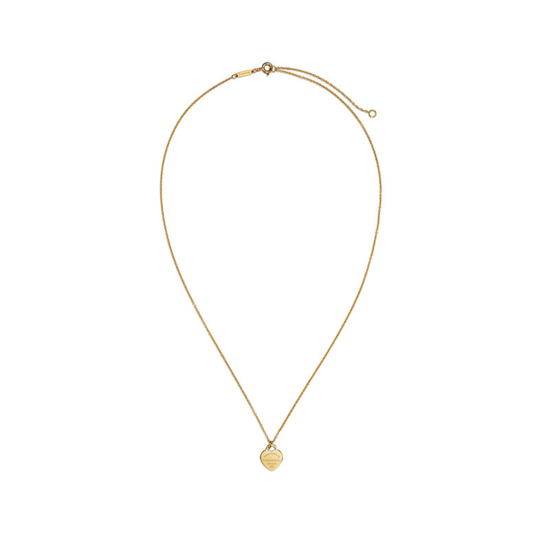 Tiffany & Co. Return to Tiffany™ Colgante de insignia de corazón mini en oro amarillo Solo hoy