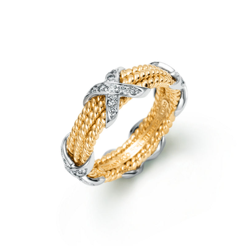 Tiffany & Co. Tiffany & Co. Schlumberger anillo Rope Three-row X Promoción trimestral