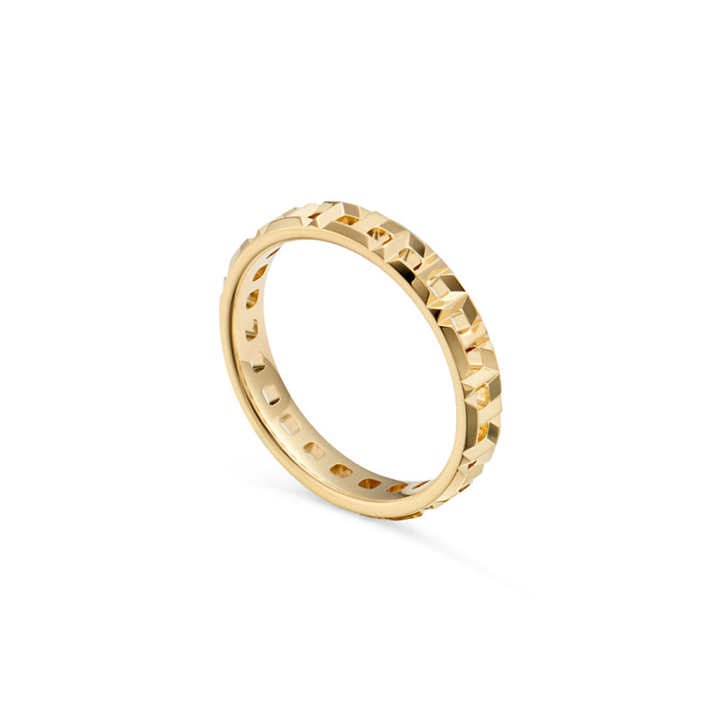 Tiffany & Co. Tiffany T Anillo estrecho True de oro amarillo 2025