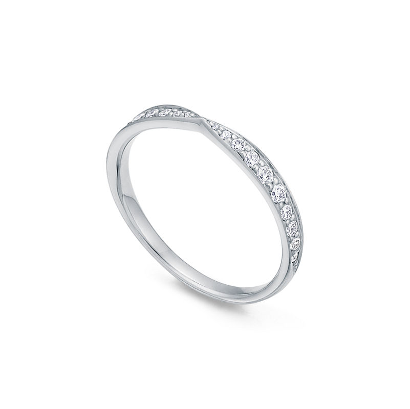 Tiffany & Co. Tiffany Harmony® Alianza en platino con diamantes 1 8 mm En línea