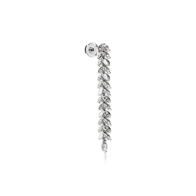 Tiffany & Co. Tiffany Victoria® Pendientes largos en forma de vid de diamantes en platino En oferta