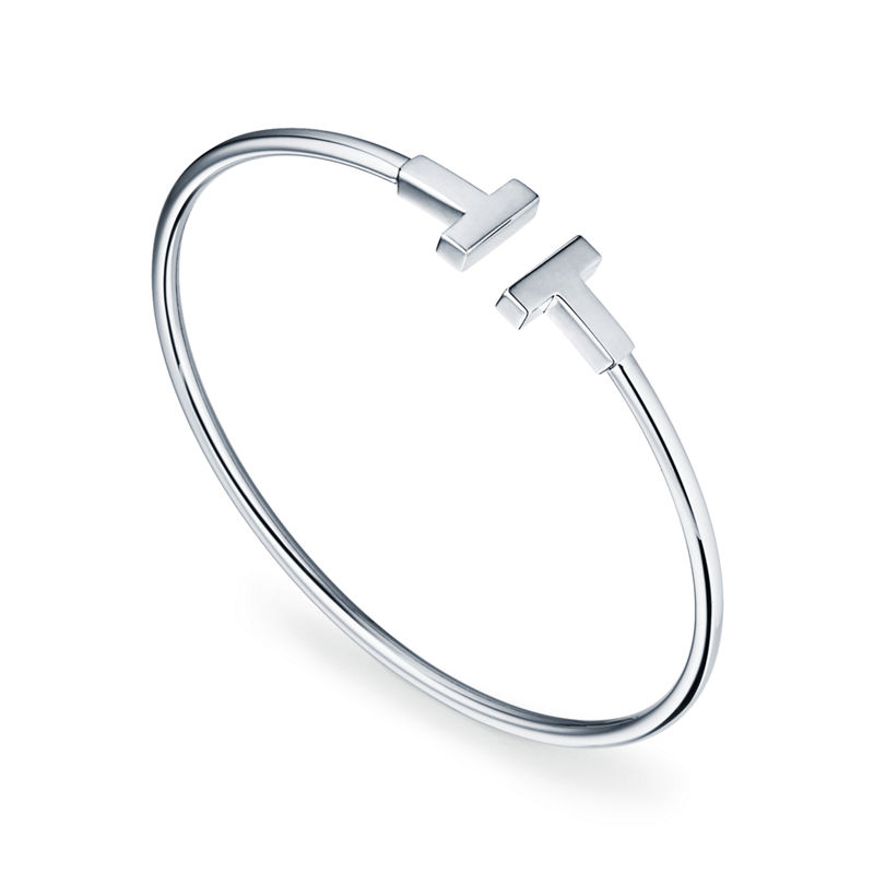 Tiffany & Co. Tiffany T Pulsera Wire de oro blanco Limitado a 3 días