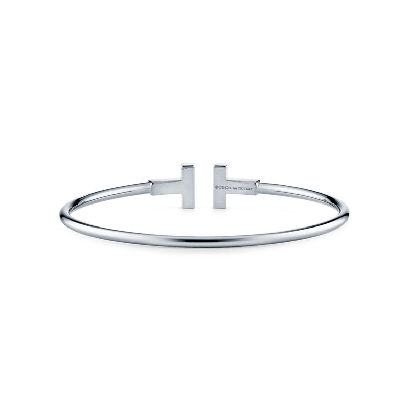 Tiffany & Co. Tiffany T Pulsera Wire de oro blanco Limitado a 3 días