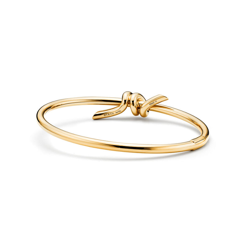 Tiffany & Co. Tiffany Knot Brazalete Wire de oro amarillo Libre de impuestos