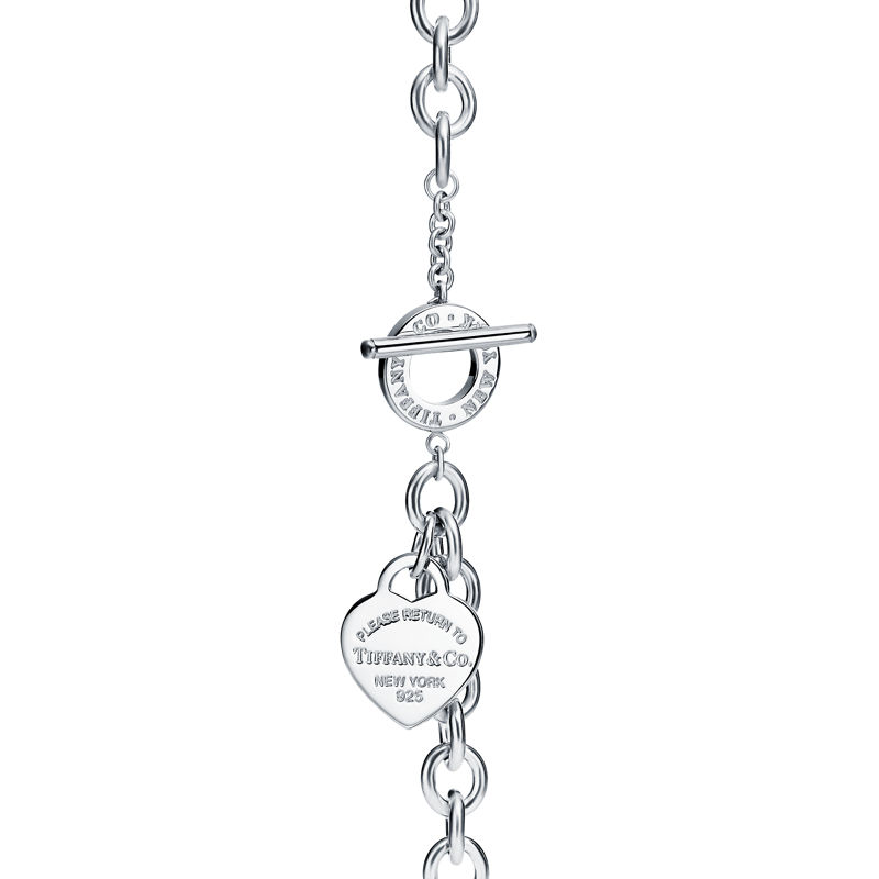 Tiffany & Co. Return to Tiffany™ ​Pulsera con insignia de corazón y cierre tipo pasador ​ en plata Descuentos del mes