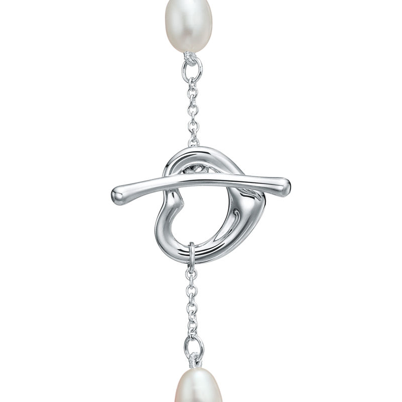 Tiffany & Co. Elsa Peretti® pulsera de perlas Open Heart Última moda