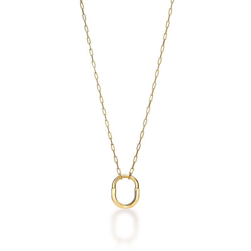 Tiffany & Co. Tiffany Lock Colgante de oro amarillo tamaño mediano