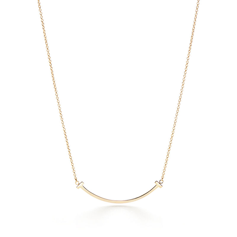 Tiffany & Co. Tiffany T Colgante Smile de oro amarillo tamaño pequeño