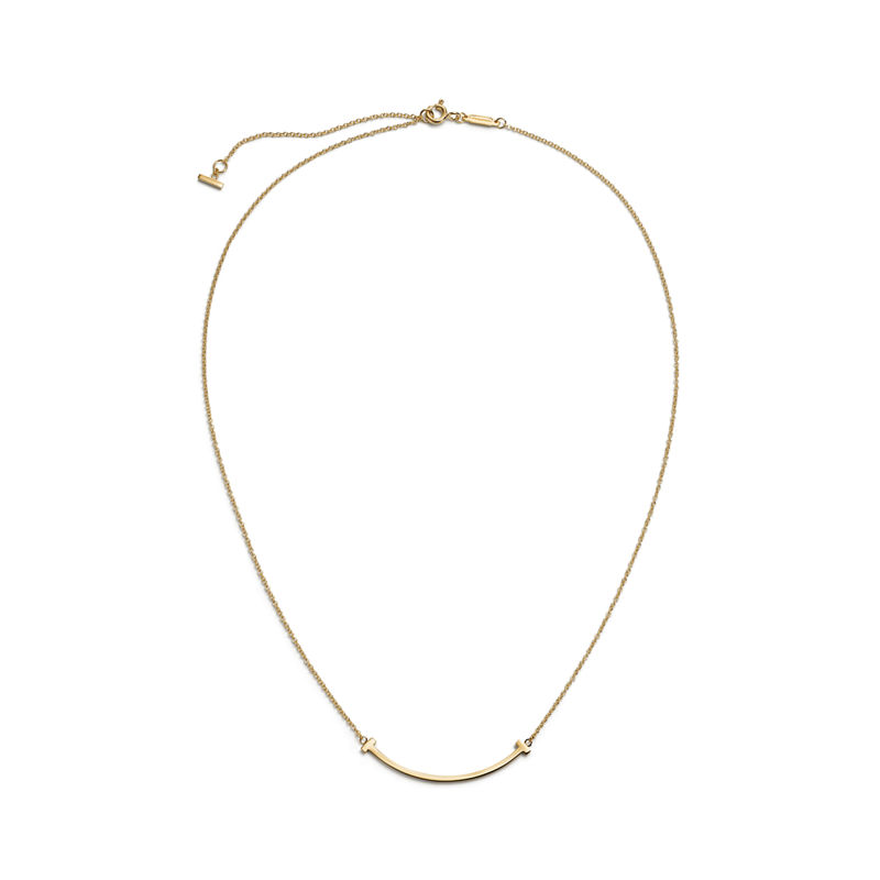 Tiffany & Co. Tiffany T Colgante Smile de oro amarillo tamaño pequeño Rebajas