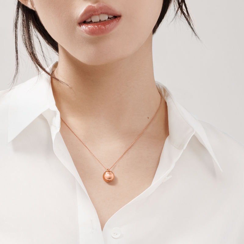 Tiffany & Co. Tiffany HardWear Colgante de esfera en oro rosa 12 75 mm Rebajas top