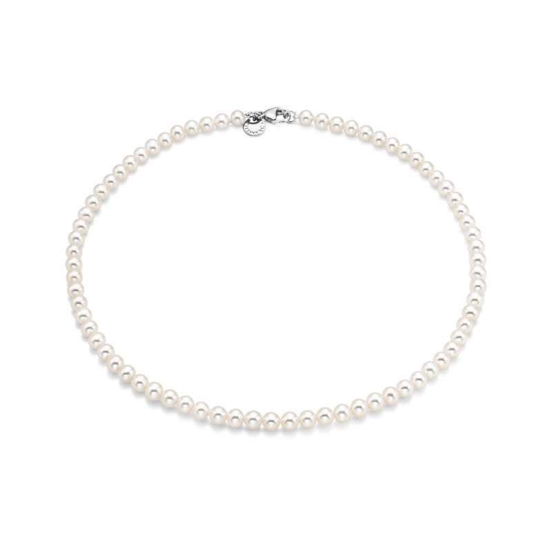 Tiffany & Co. Ziegfeld Collection Collar de perlas con cierre de plata 5-6 mm Últimos 3 días