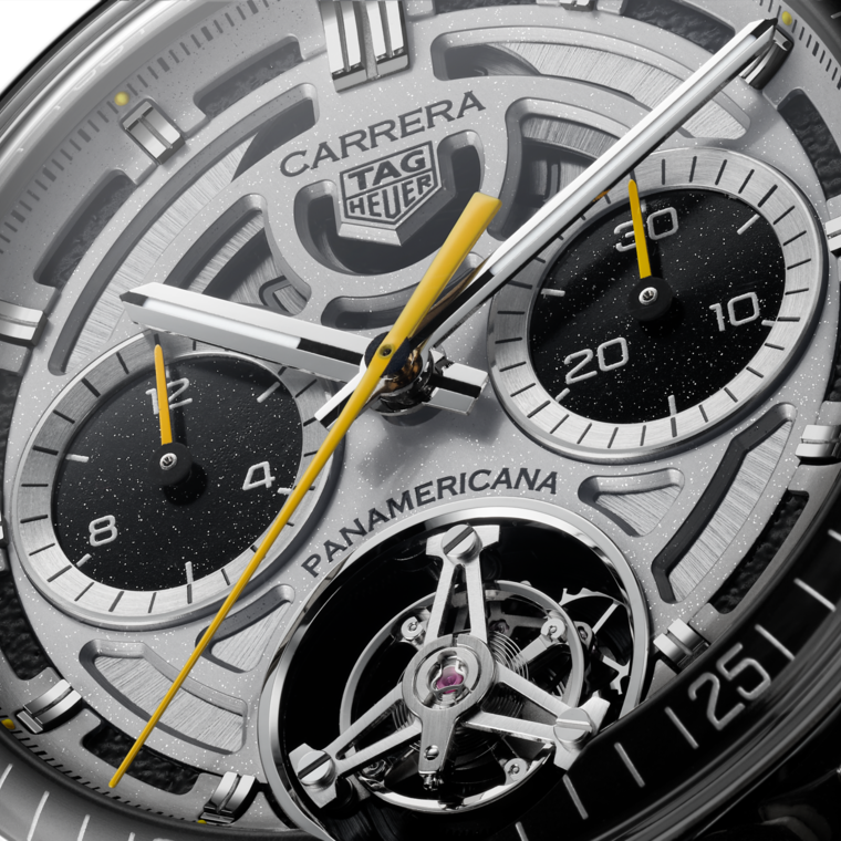 TAG Heuer TAG Heuer Carrera Chronograph Tourbillon x Porsche Panamericana Automático 42 mm Acero CBS5012.FC6571 Venta caliente