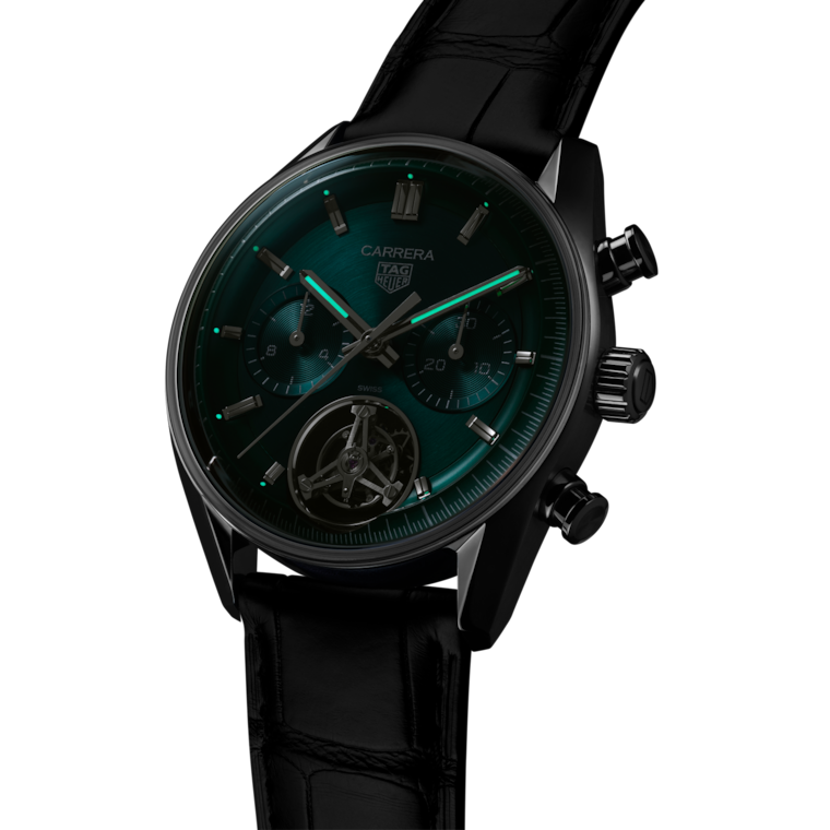 TAG Heuer TAG HEUER CARRERA CHRONOGRAPH TOURBILLON Automático 42 mm Acero CBS5011.FC6566 Ventas relámpago