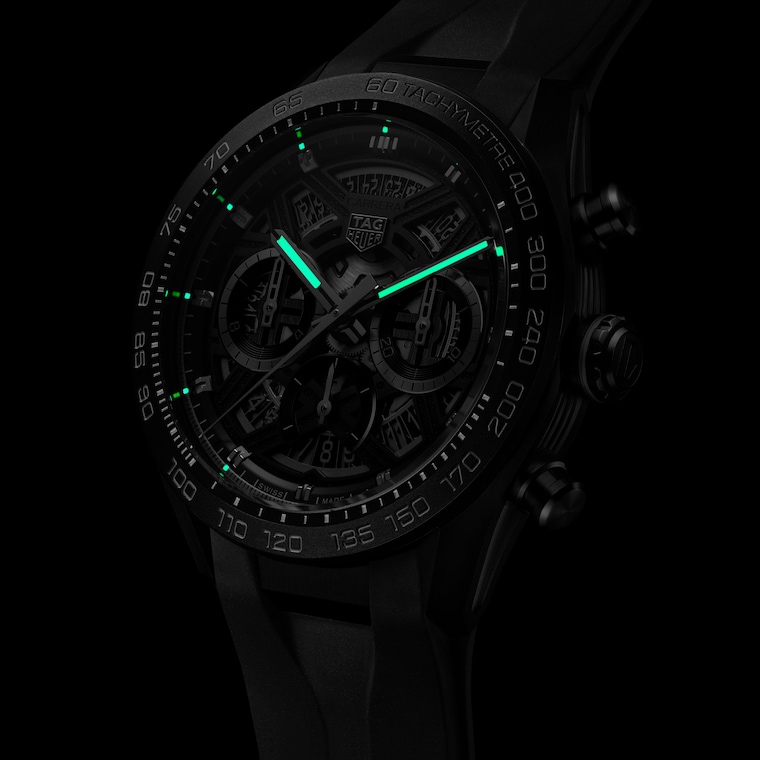 TAG Heuer TAG Heuer Carrera Chronograph Extreme Sport Automático 44 mm Titanio con revestimiento DLC CBU2080.FT6272 Mejor oferta