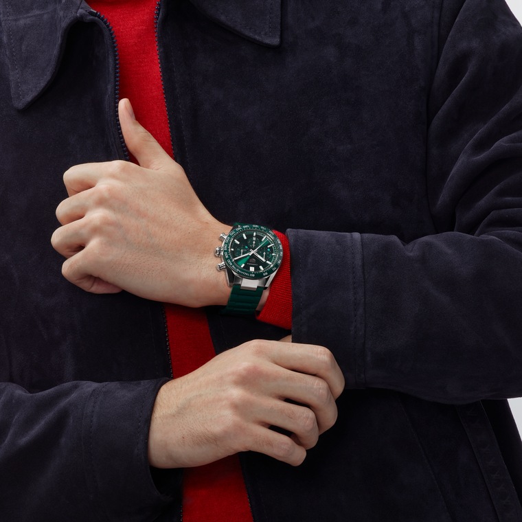 TAG Heuer TAG Heuer Carrera Chronograph Automático 44 mm Acero y cerámica CBN2A1N.FT6238 Últimos 2 días