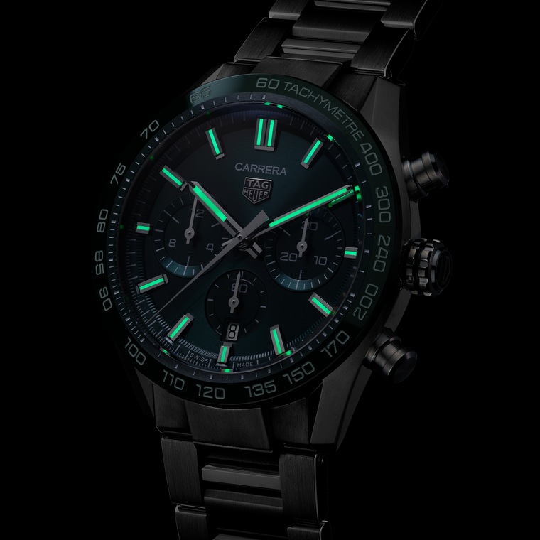 TAG Heuer TAG Heuer Carrera Chronograph Automático 44 mm Acero y cerámica CBN2A1N.BA0643 Último día