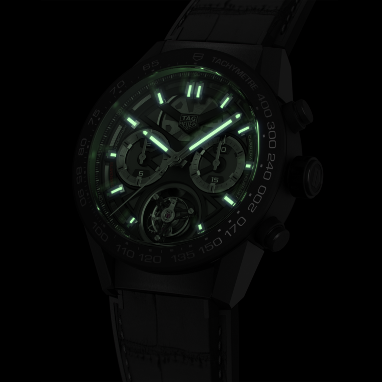 TAG Heuer TAG Heuer Carrera Chronograph Tourbillon Automático 45 mm Cerámica CAR5A90.FC6415 Superdescuento